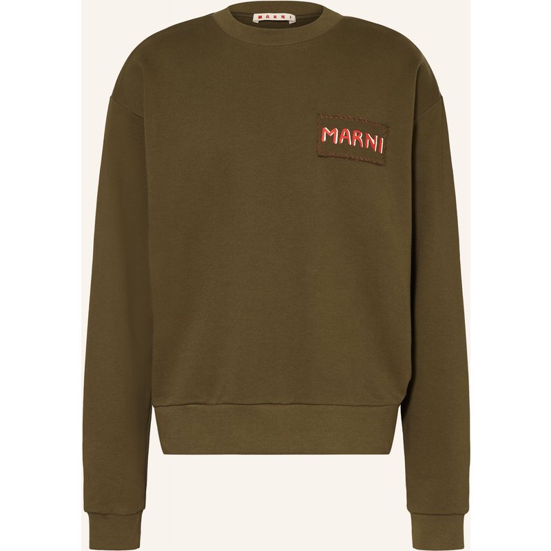 Marni Oversized-Sweatshirt gruen