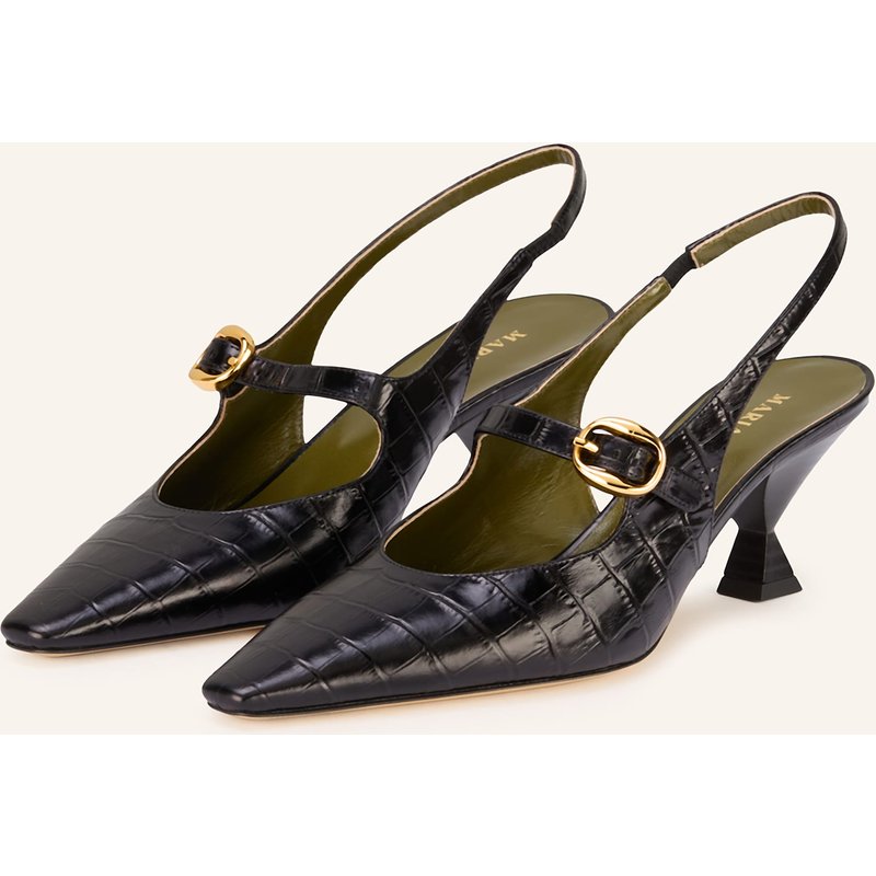 Maria Luca Slingpumps Natalia schwarz