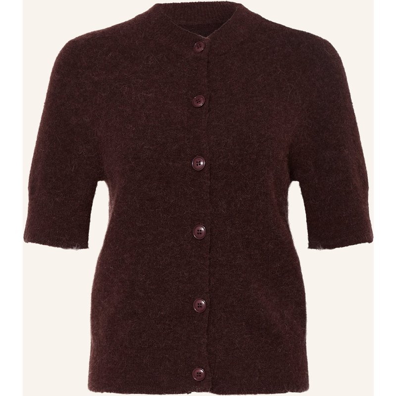 Samsøe Samsøe Strickjacke Sanoura Mit Merinowolle Und Alpaka rot