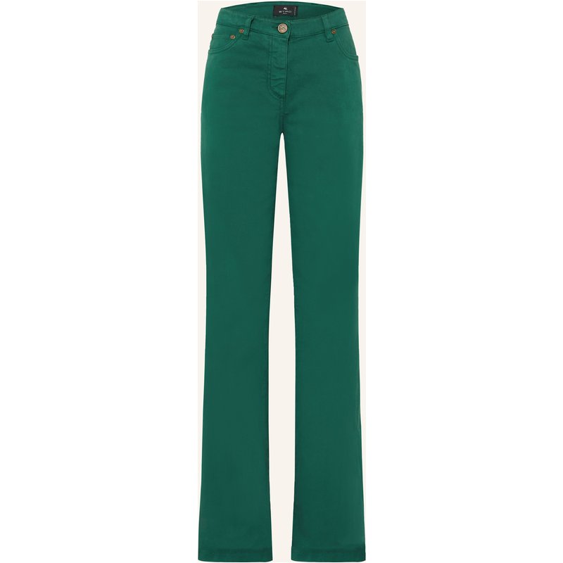 Etro Bootcut Jeans gruen