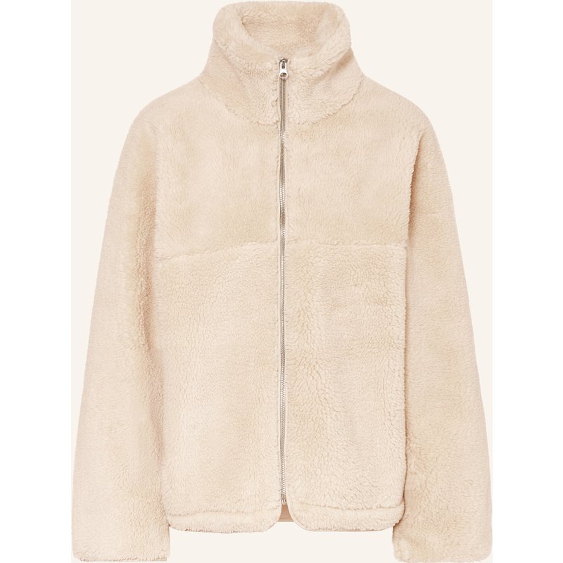 Withblack Teddyfell-Jacke Pernille weiss