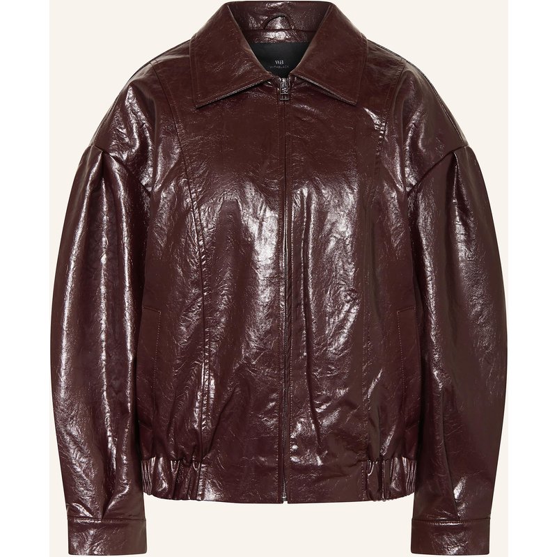 Withblack Blouson Gilian In Lederoptik rot
