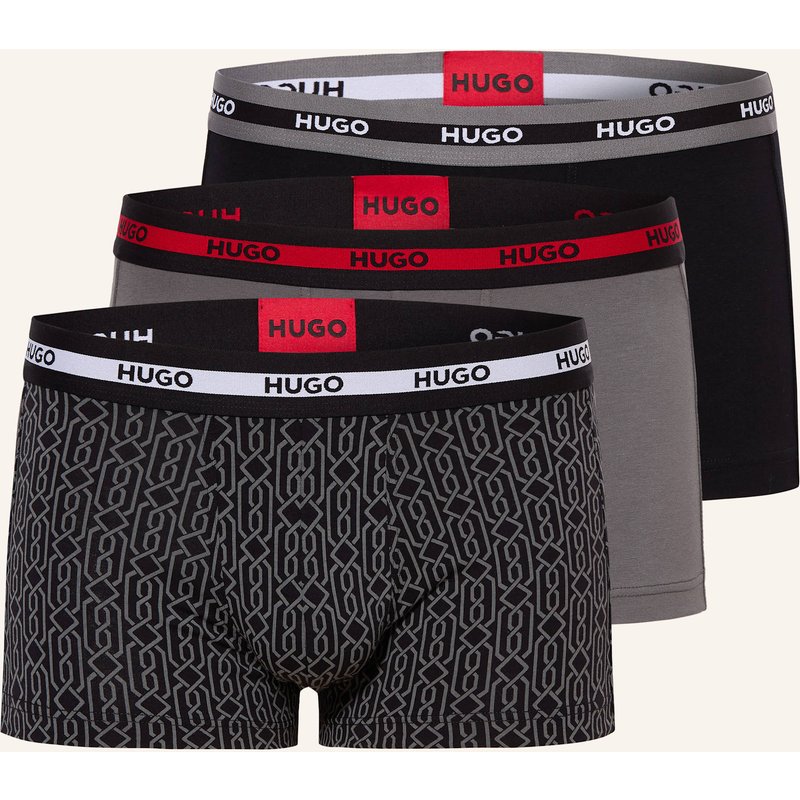 Hugo 3er-Pack Boxershorts grau