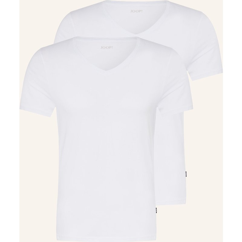 Joop! 2er-Pack V-Shirts weiss