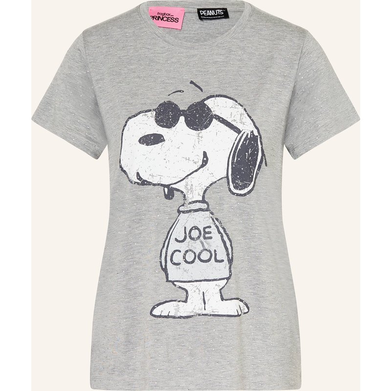 Frogbox T-Shirt Mit Schmucksteinen grau