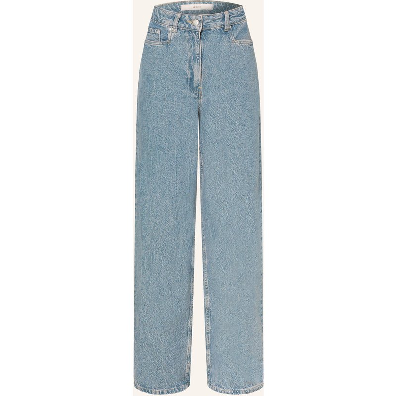 Remain Wide Leg Jeans Cocoon blau