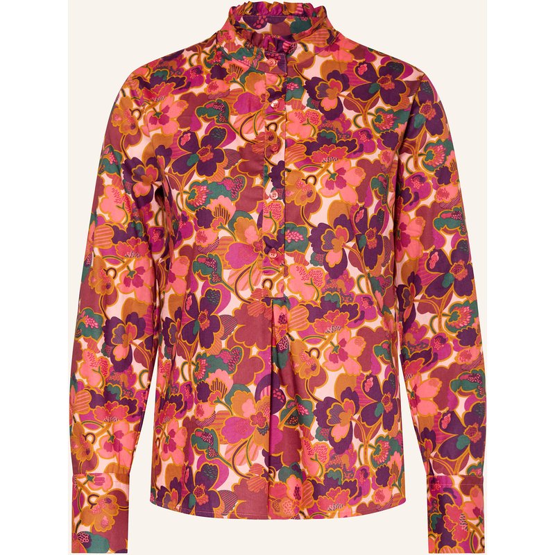 Rossana Diva Blusenshirt Mit Rüschen rosa