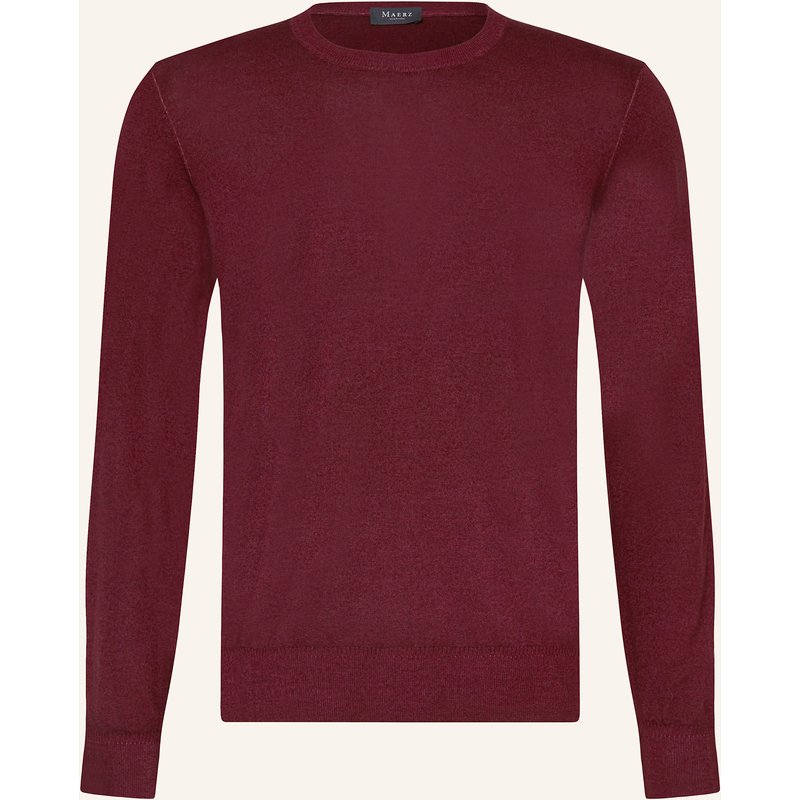 Maerz Muenchen Pullover Aus Merinowolle rot