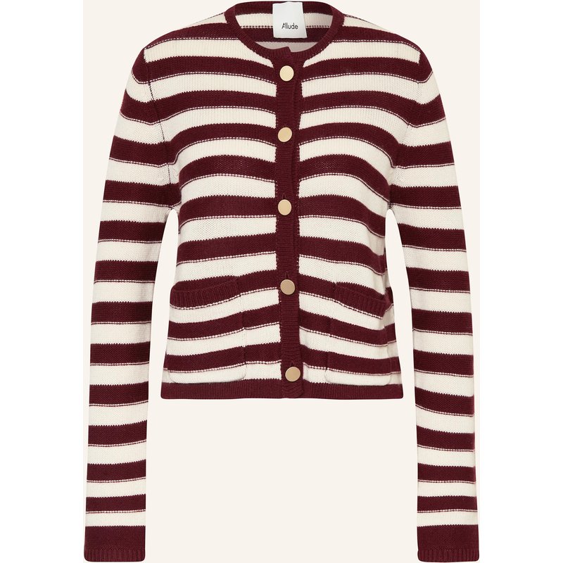 Allude Strickjacke Mit Cashmere rot