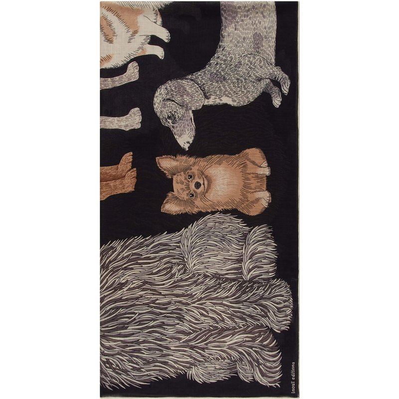 Inoui Editions Schal schwarz