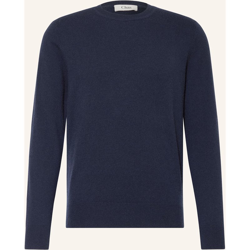 Chas Cashmere-Pullover blau