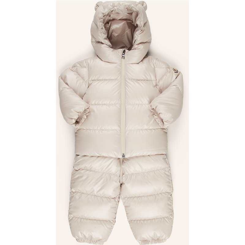 Moncler Enfant Set Deidre: Daunenjacke Und Thermohose beige