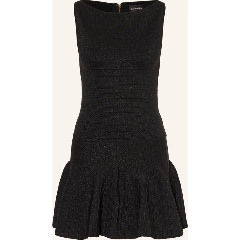 Retrofête Cocktailkleid Audrina Mit Glitzergarn schwarz