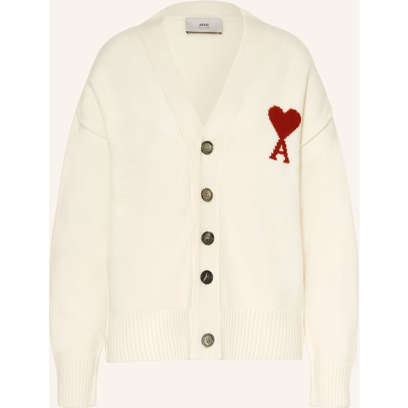 Ami Paris Strickjacke weiss