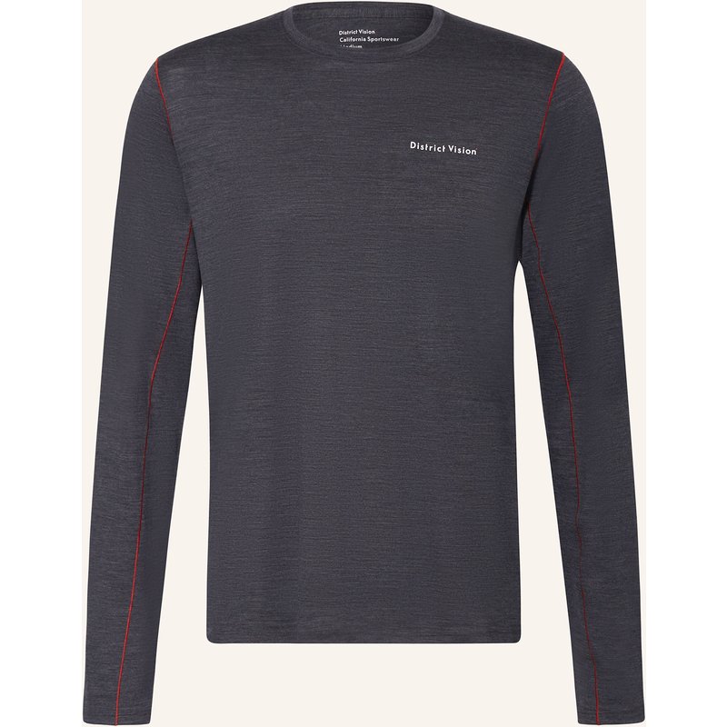 District Vision Longsleeve grau