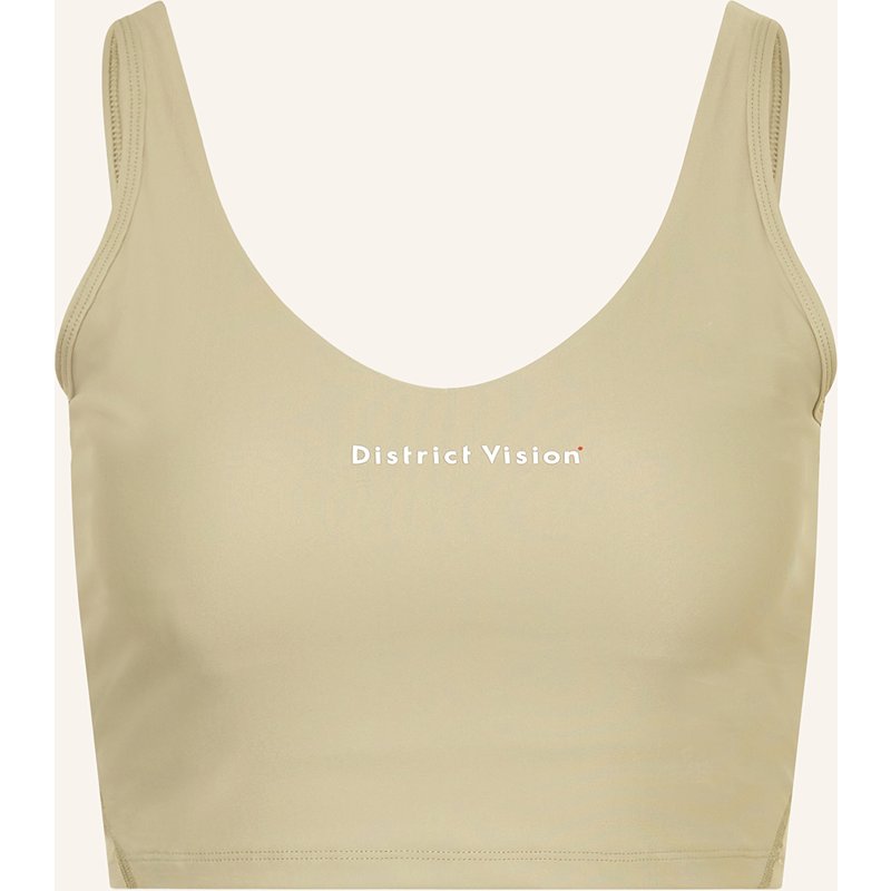 District Vision Sport-Bh Twin Layered Long Line gruen