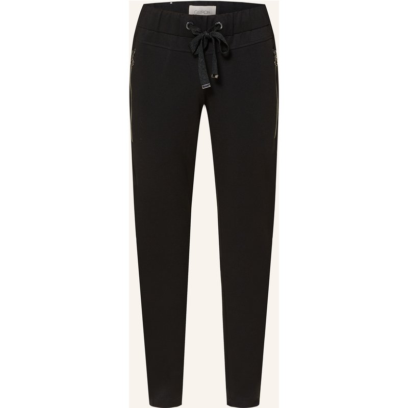 Cartoon Hose Im Jogging-Stil schwarz