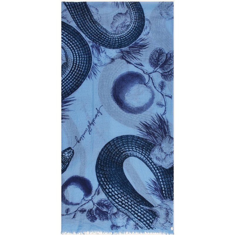 Friendly Hunting Cashmere-Schal blau