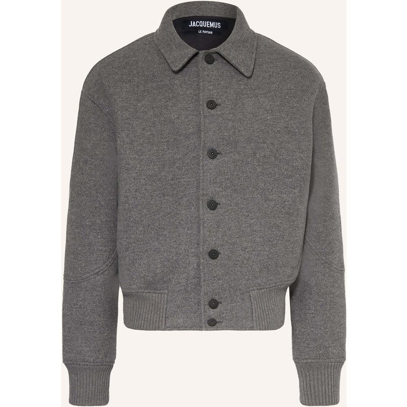 Jacquemus Jacke Le Bomber Feltro grau