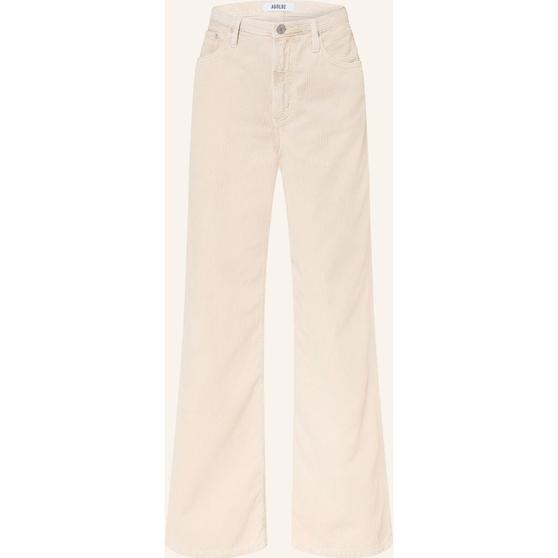 Agolde Cordhose Keira gruen