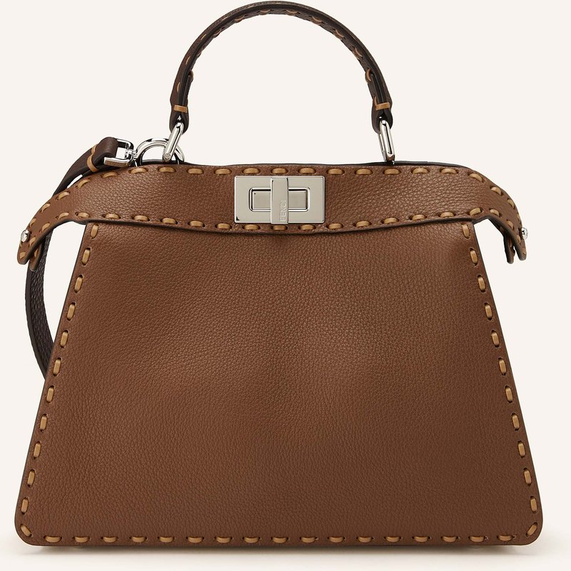 Fendi Handtasche Peekaboo Iseeu braun