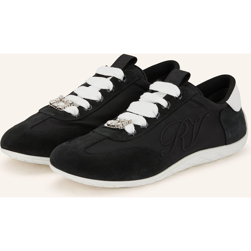 Roger Vivier Sneaker Viv Mit Schmucksteinen schwarz
