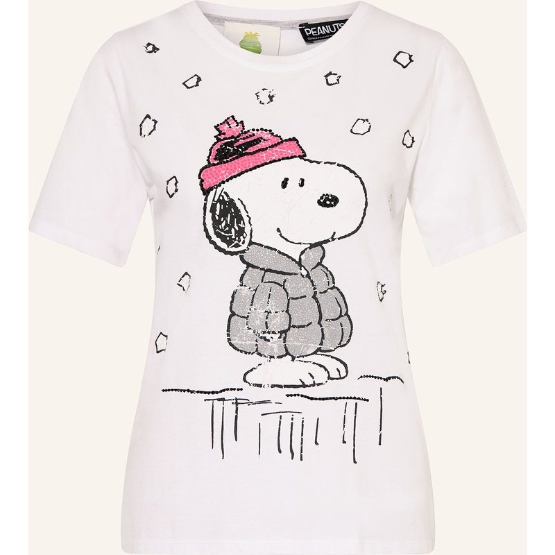 Princess Goes Hollywood T-Shirt Mit Schmucksteinen weiss