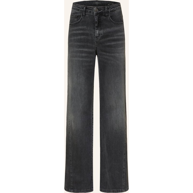 Opus Wide Leg Jeans Miva grau