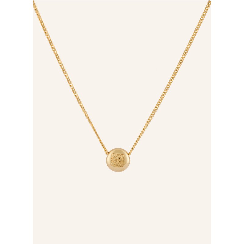 Loewe Halskette Pebble Aus 925er Sterlingsilber gold