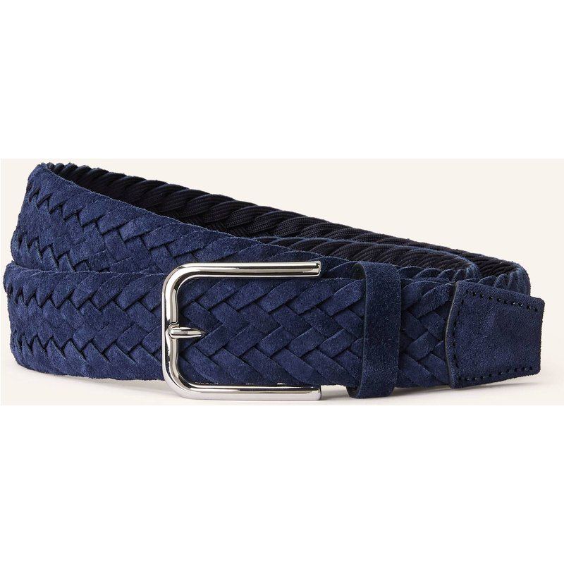 Schuchard & Friese Flechtgürtel Simone Aus Leder blau