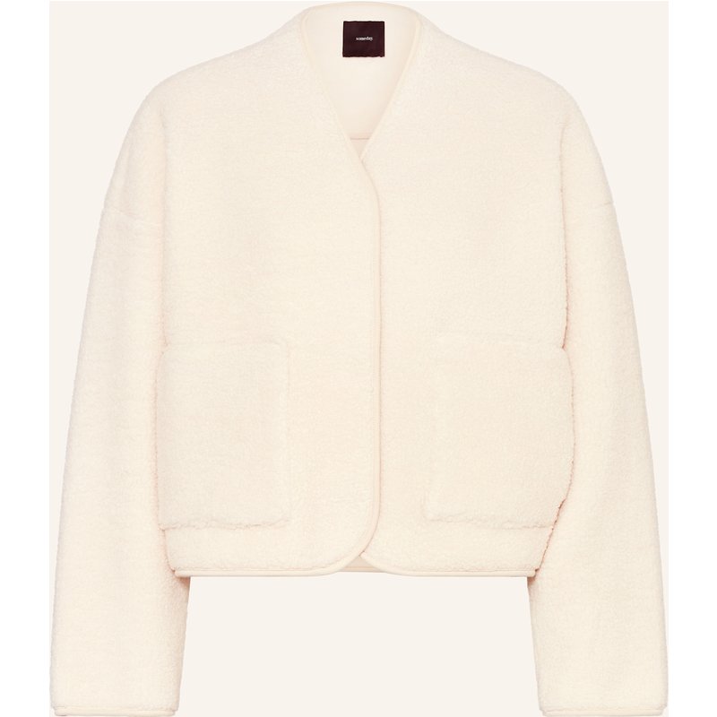 Someday Teddyfell-Jacke Uteddy beige