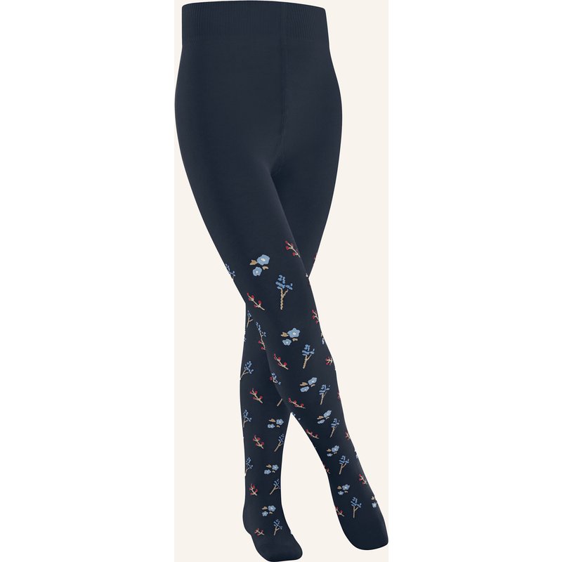 Falke Strumpfhose Little Flowers blau