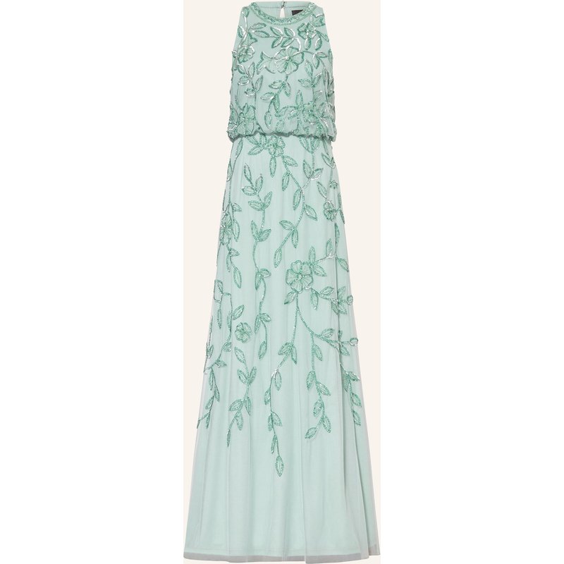 Adrianna Papell Abendkleid Mit Pailletten Und Schmuckperlen blau
