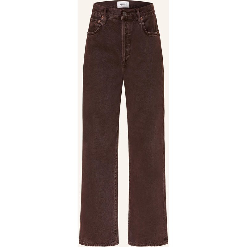 Agolde Straight Jeans Ren braun