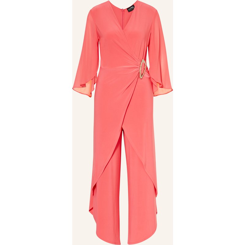 Joseph Ribkoff Signature Jumpsuit Mit Schmucksteinen orange