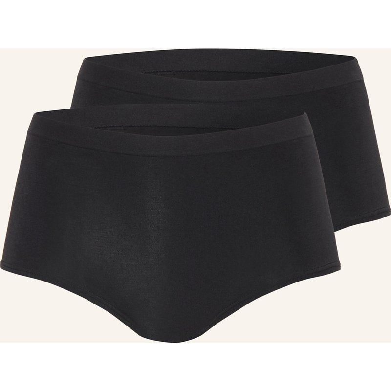 Sloggi 2er-Pack Taillenslips Go Sense schwarz
