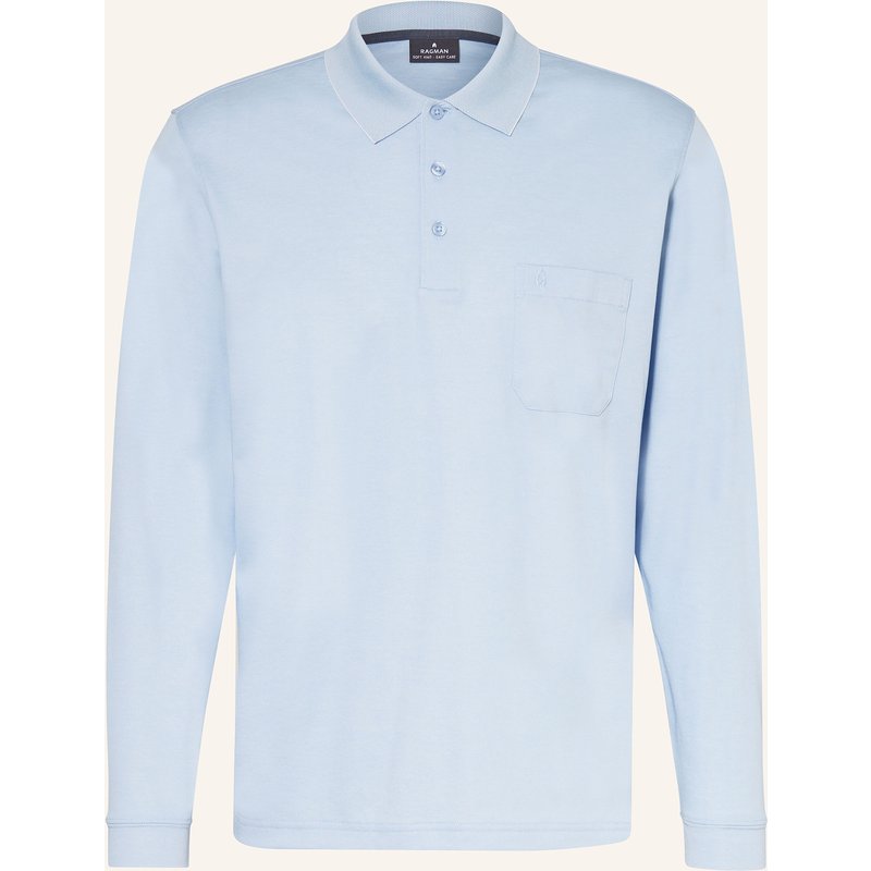 Ragman Poloshirt blau