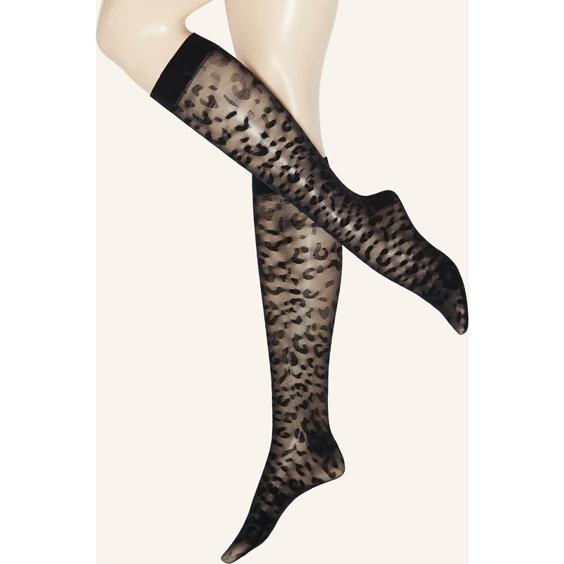 Item m6 Fein-Kniestrümpfe Translucent 20 Conscious schwarz