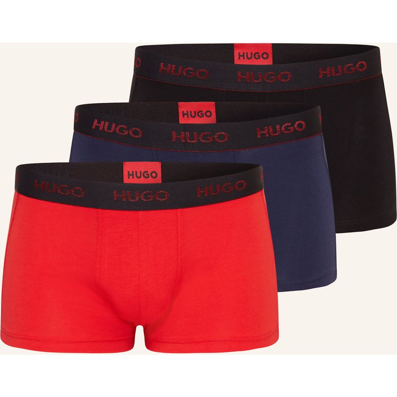 Hugo 3er-Pack Boxershorts rot