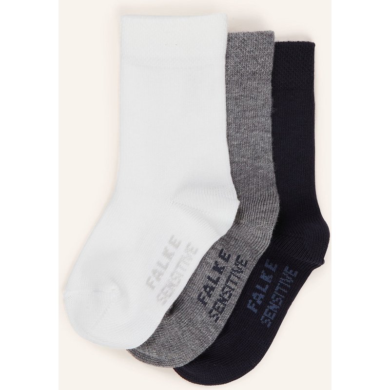 Falke 3er-Pack Socken Sensitive schwarz