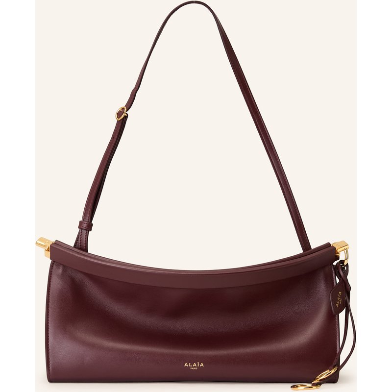Alaïa Schultertasche East West Medium rot