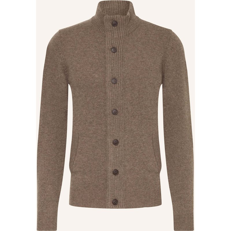 Barbour Strickjacke Essential braun