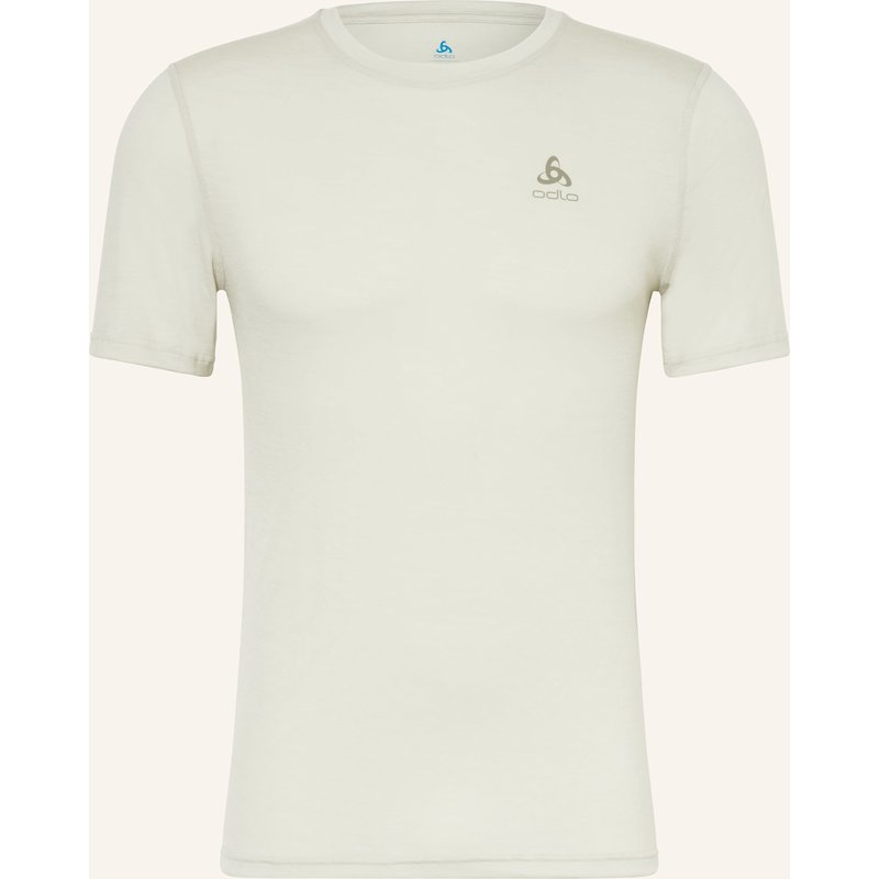 Odlo Funktionswäsche-Shirt Natural Merino 160 Aus Merinowolle beige