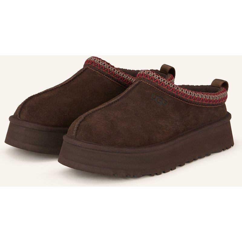Ugg Plateau-Pantoletten Tazz braun