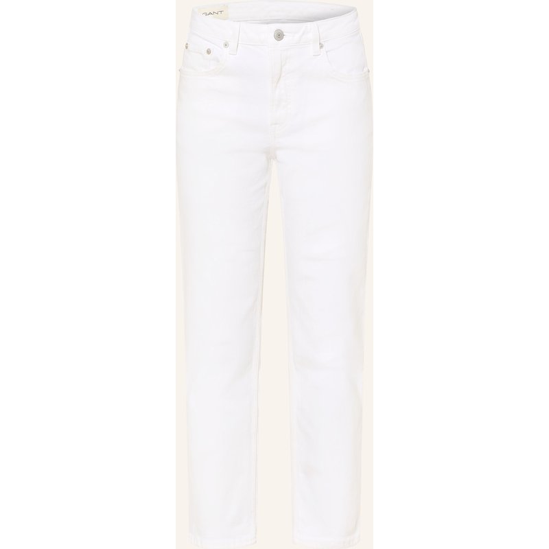Gant Straight Jeans Cropped Straight weiss