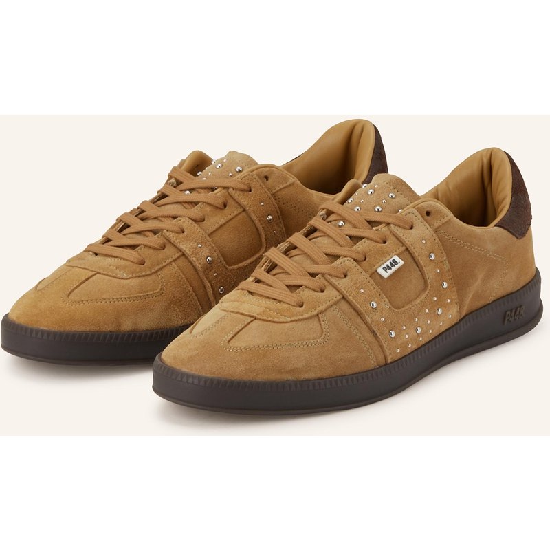 p448 Sneaker Monza Mit Nieten beige