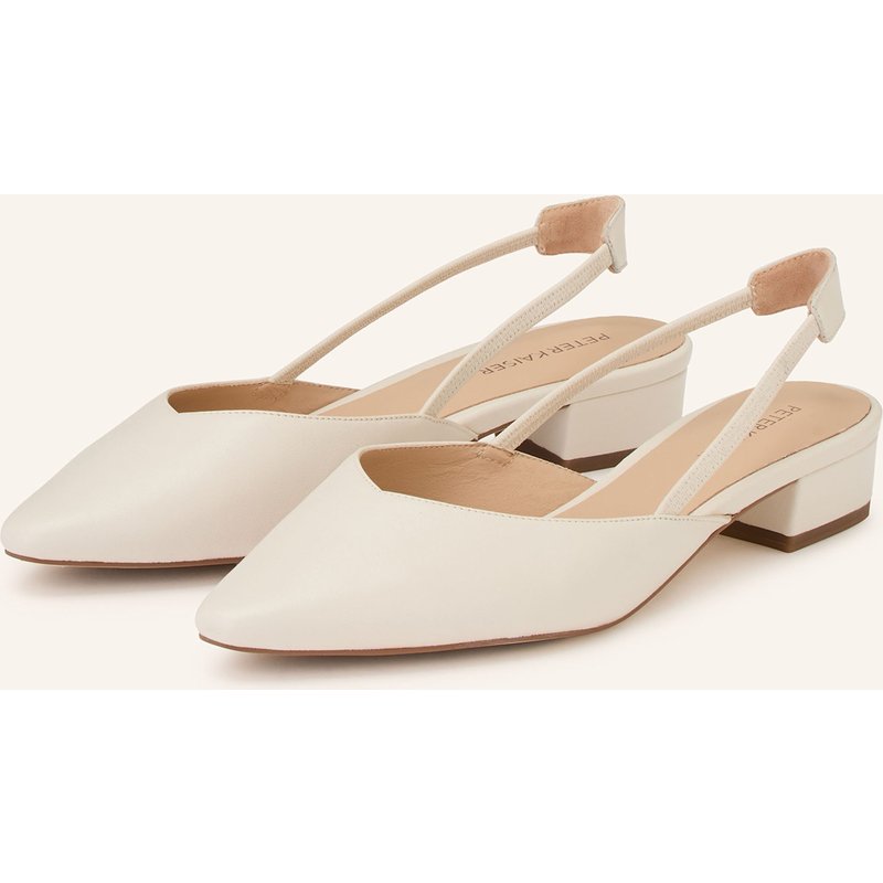 Peter Kaiser Slingpumps Napoli weiss