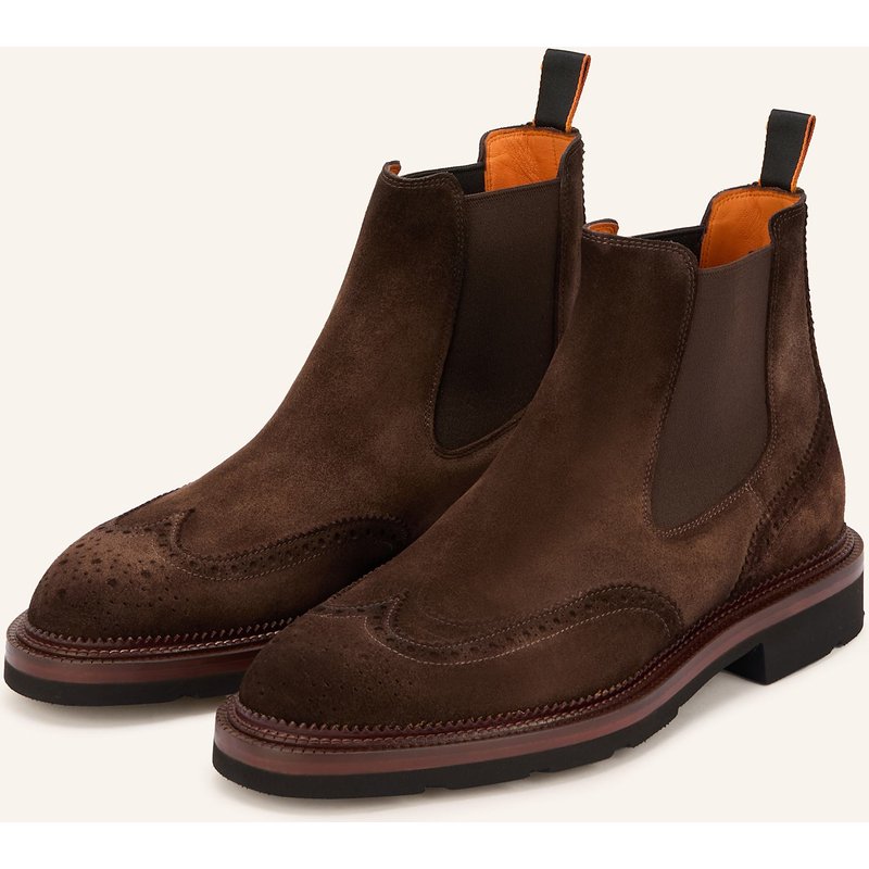 Santoni Chelsea-Boots Kalamaboot braun