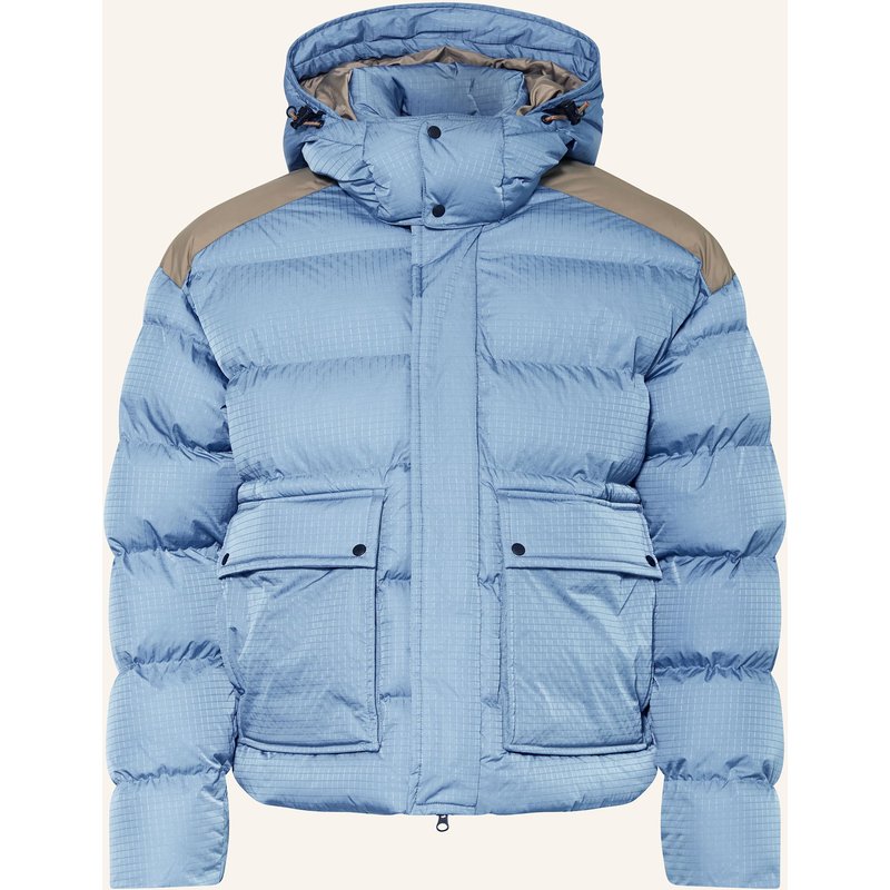 Napapijri Steppjacke A-Gail Mit Abnehmbarer Kapuze blau