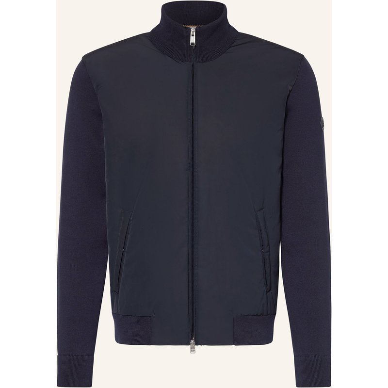 Boss Blouson Ibaio Im Materialmix blau